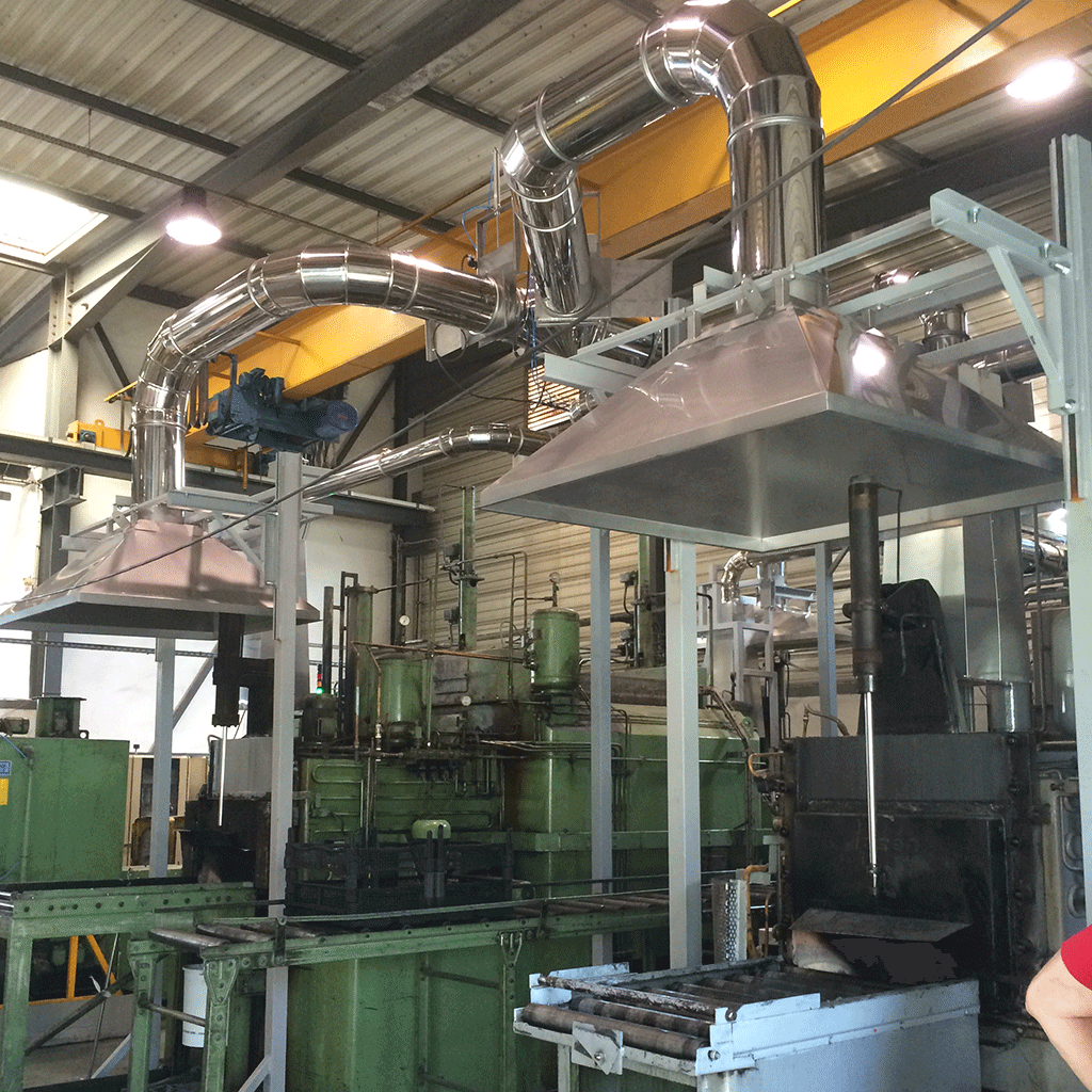 Installation d'une Hotte Aspirante Industrielle WATTOHM