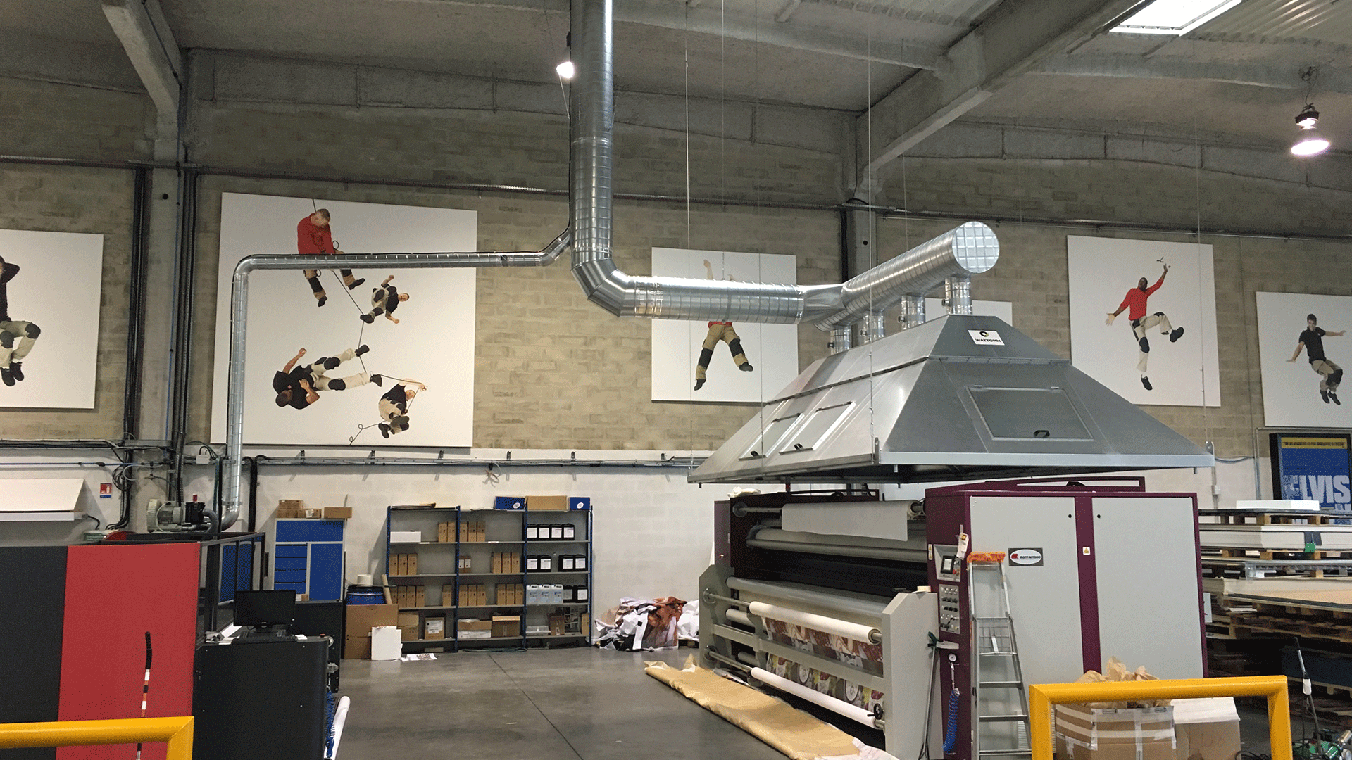 Mise en Service sur Site d'une Hotte Aspirante Industrielle